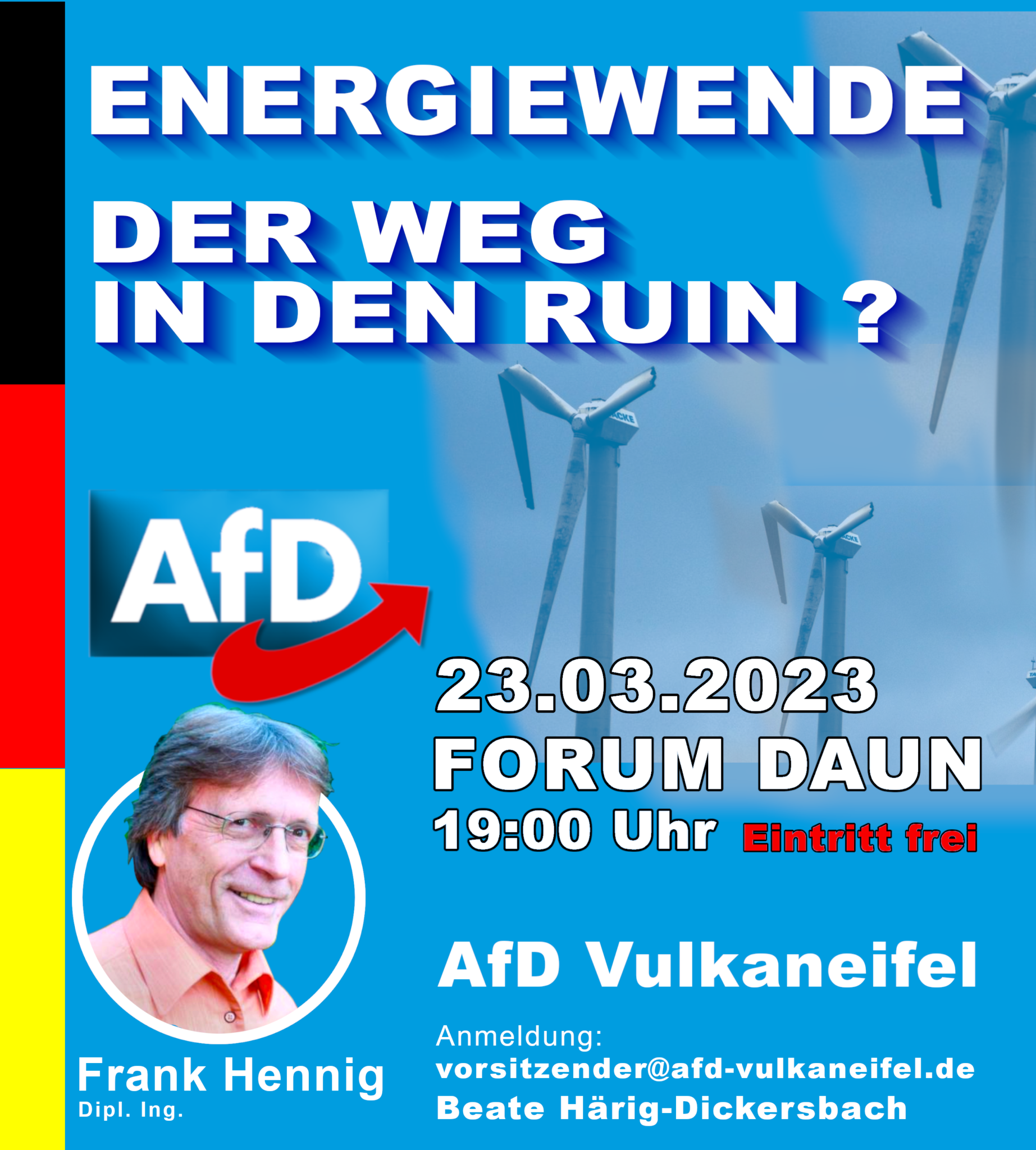 Energiewende Der Weg In Den Ruin Vortrag Forum Daun 19 Uhr 23 